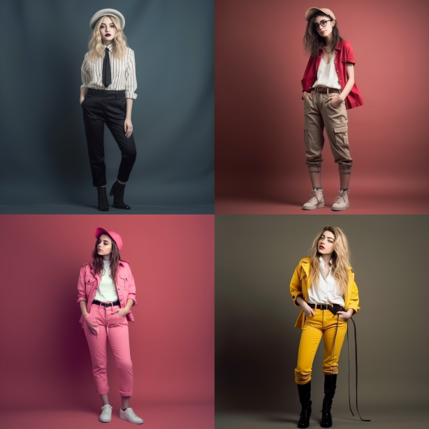 Midjournery's Prompt for Preppy fashion design ( Preppy Grunge )