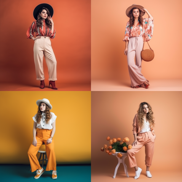 Midjournery's Prompt for Preppy fashion design ( Preppy Bohemian)