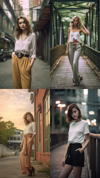 Midjournery's Prompt for Romance Fashion design (Modern Romance Style)
